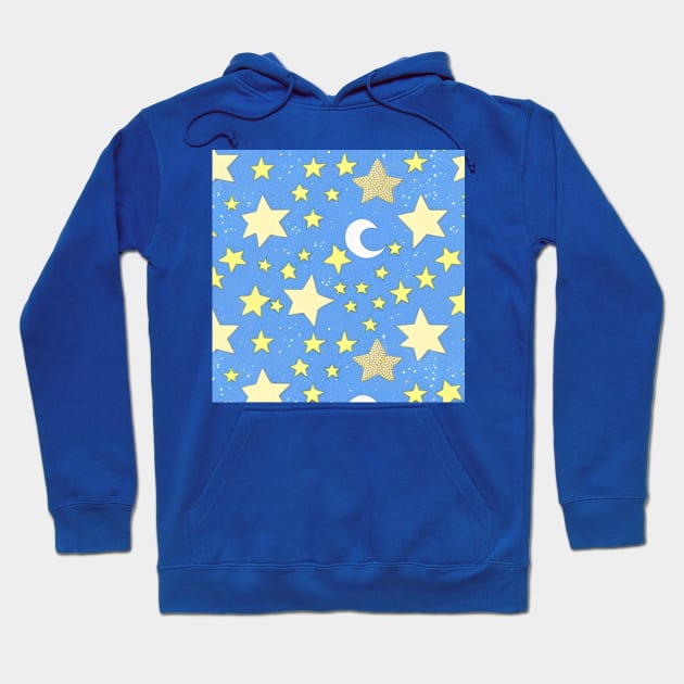 Doodle Stars (MD23KD003) Hoodie by Maikell Designs